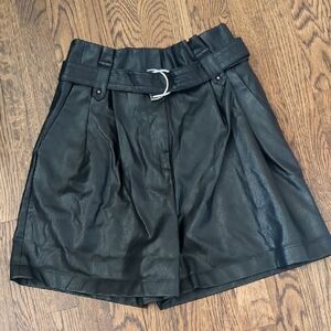 Q2 Collection Vinyl Shorts